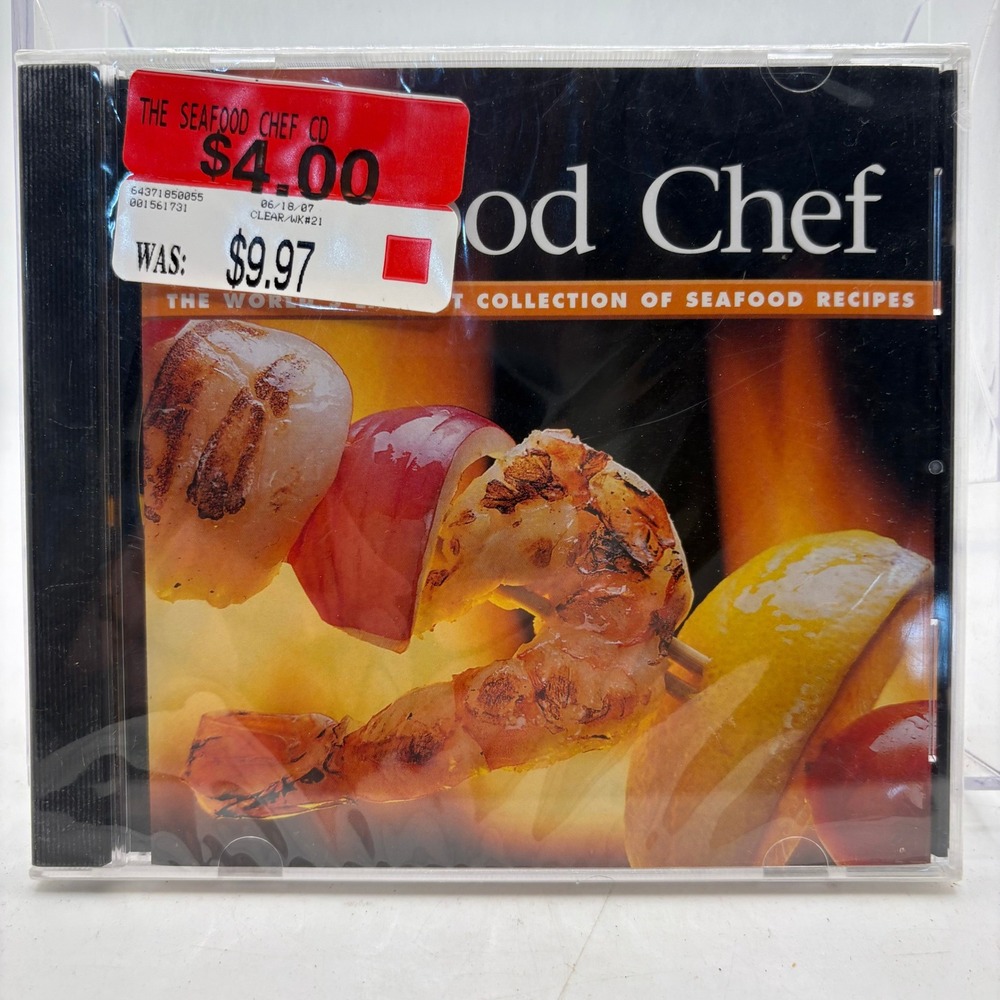 The Seafood Chef CD-ROM 33000 Recipes Expert Tips‎ Buying Preparing TC50055 2003